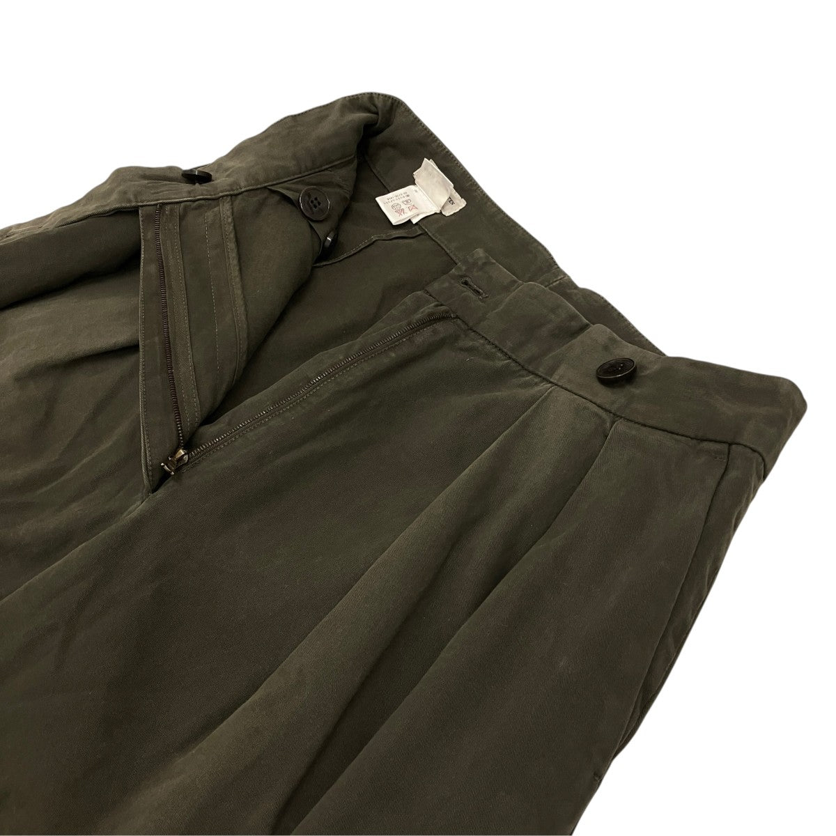 DRIES VAN NOTEN タックワイドパンツ 古着・中古-5枚目のアイテム画像