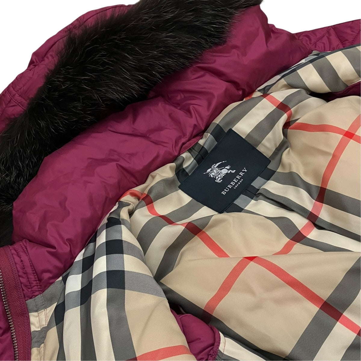 BURBERRY LONDON ダウンジャケットB6C28-262-36 古着・中古-6枚目のアイテム画像