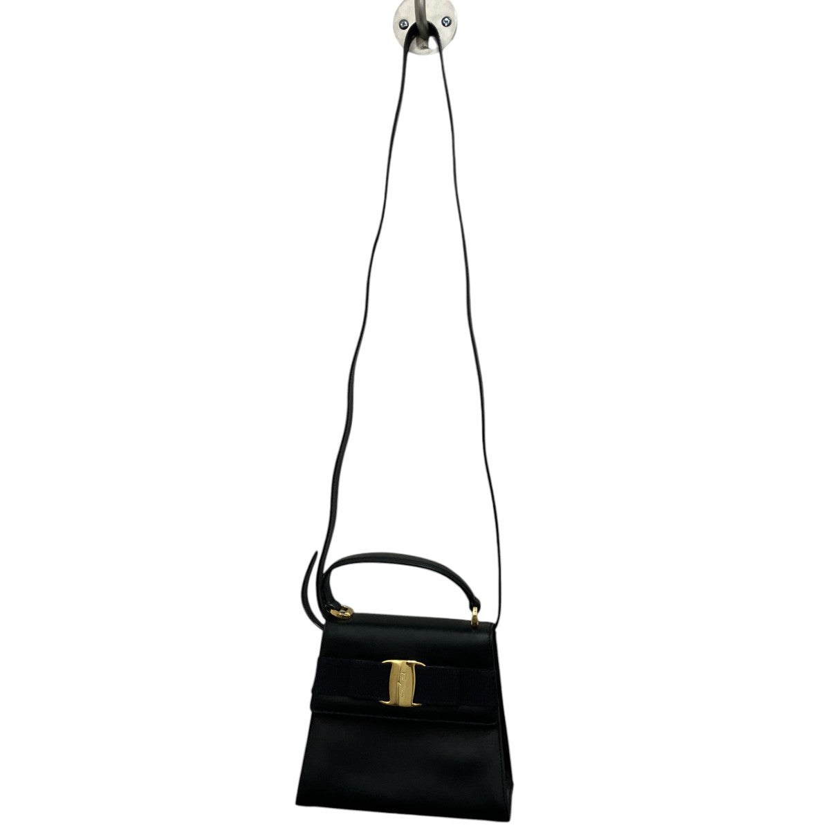 Salvatore Ferragamo 2WAYヴァラリボンバッグAT-21 古着・中古-2枚目のアイテム画像