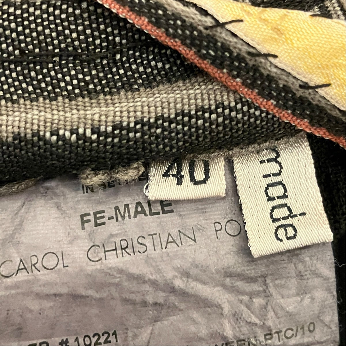 Carol Christian Poell スキニーパンツPF/0918OD-IN BETWEEN-PTC/10 古着・中古-6枚目のアイテム画像