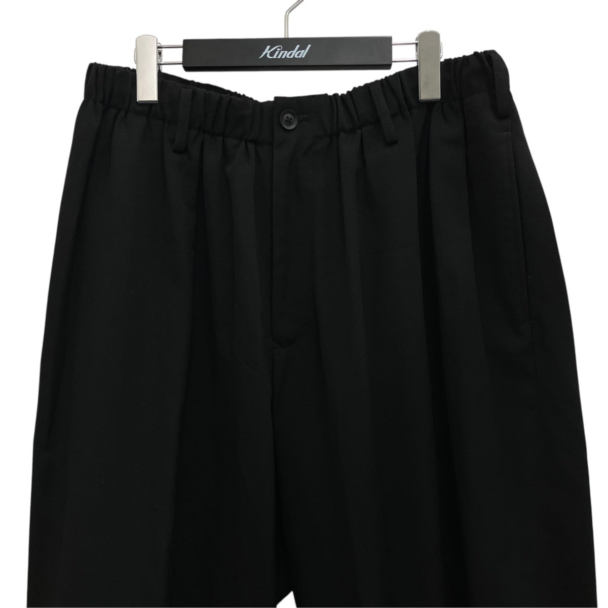Yohji Yamamoto pour homme 24SSU-ギャザー9分丈パンツHS-P10-100 古着・中古-3枚目のアイテム画像