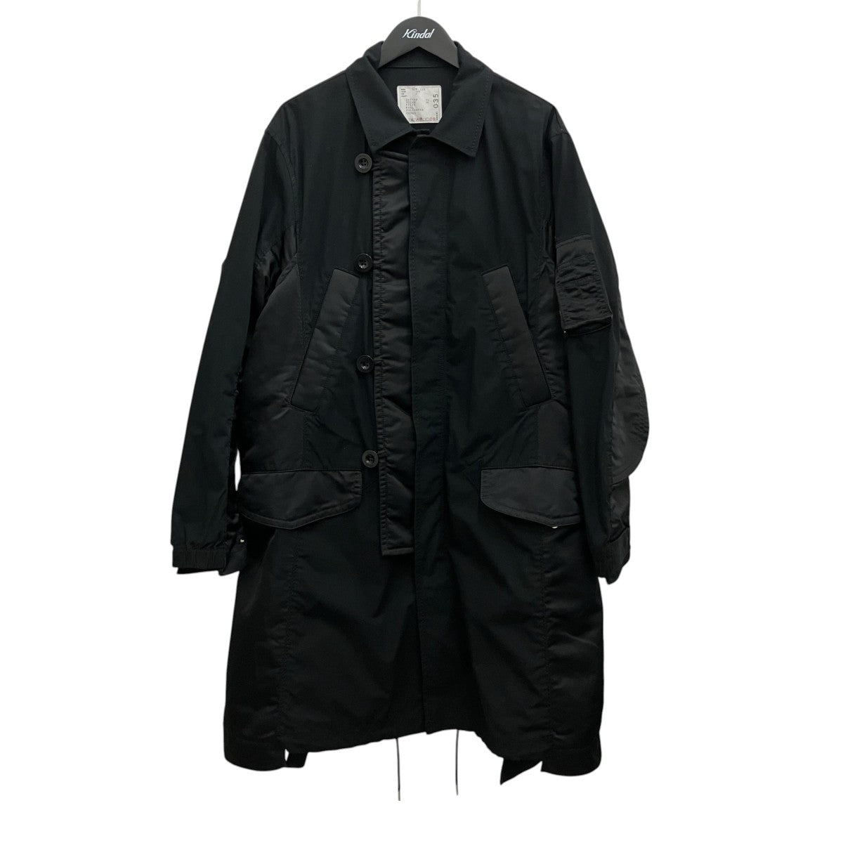 sacai 【MILITARY COAT】ミリタリーコートSCM-035 古着・中古-1枚目のアイテム画像