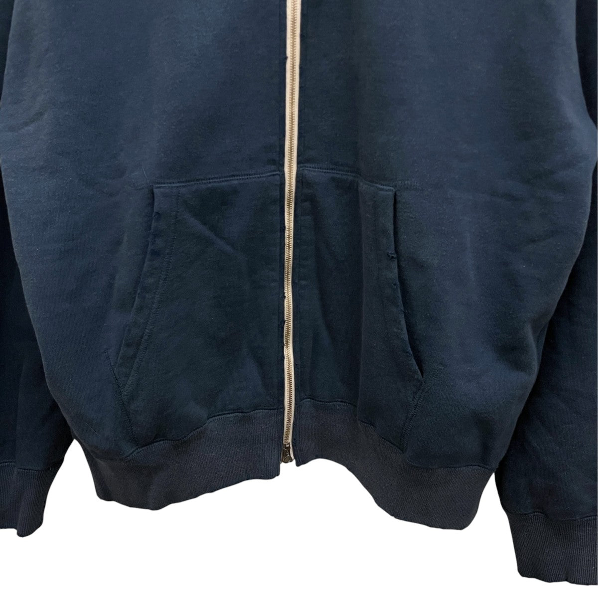 MARKA 【20 10 RECYCLE SUVIN ORGANIC COTTON FLEECE DAMAGE PARKA】ダメージ加工ジップアップパーカーM24D03CS01C 古着・中古-4枚目のアイテム画像