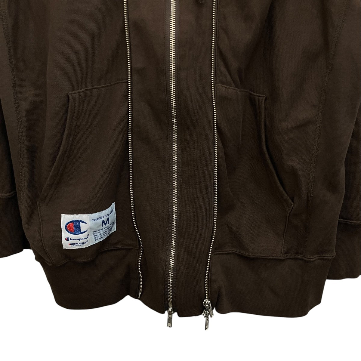 UNDERCOVER×Champion ジップパーカーC8-B107 古着・中古-4枚目のアイテム画像