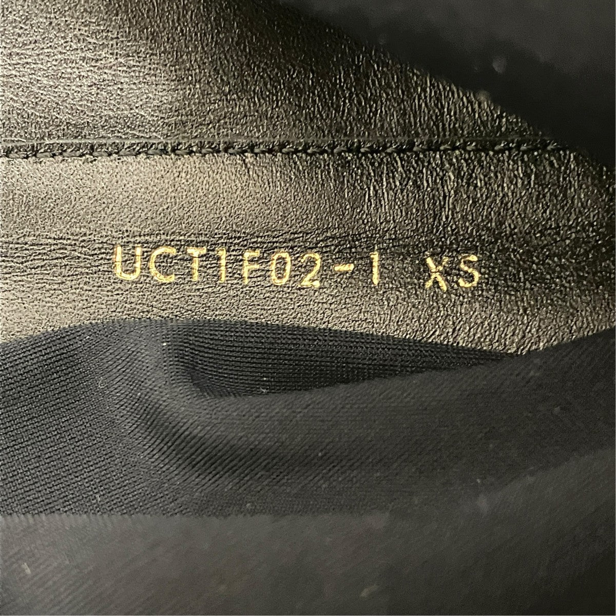 UNDERCOVER オープントゥ ウェッジソール ニーハイブーツUCT1F02-1 古着・中古-9枚目のアイテム画像