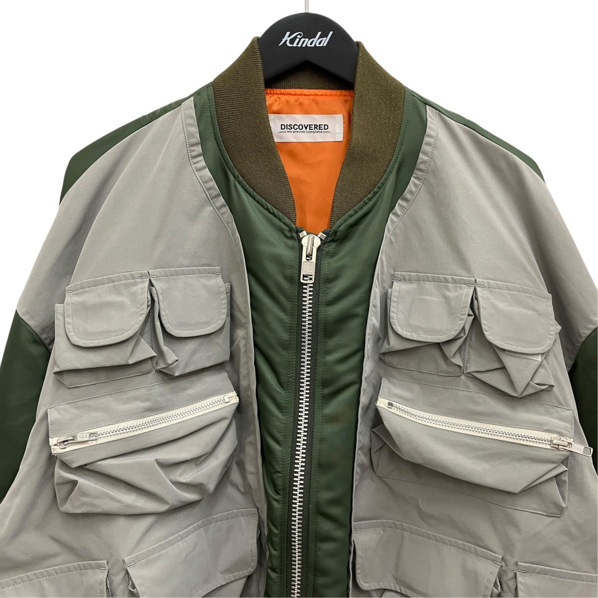 DISCOVERED 【MULTI POCKET OVER MA-1】MA-1ジャケットDC-SS24-BL-03 古着・中古-3枚目のアイテム画像