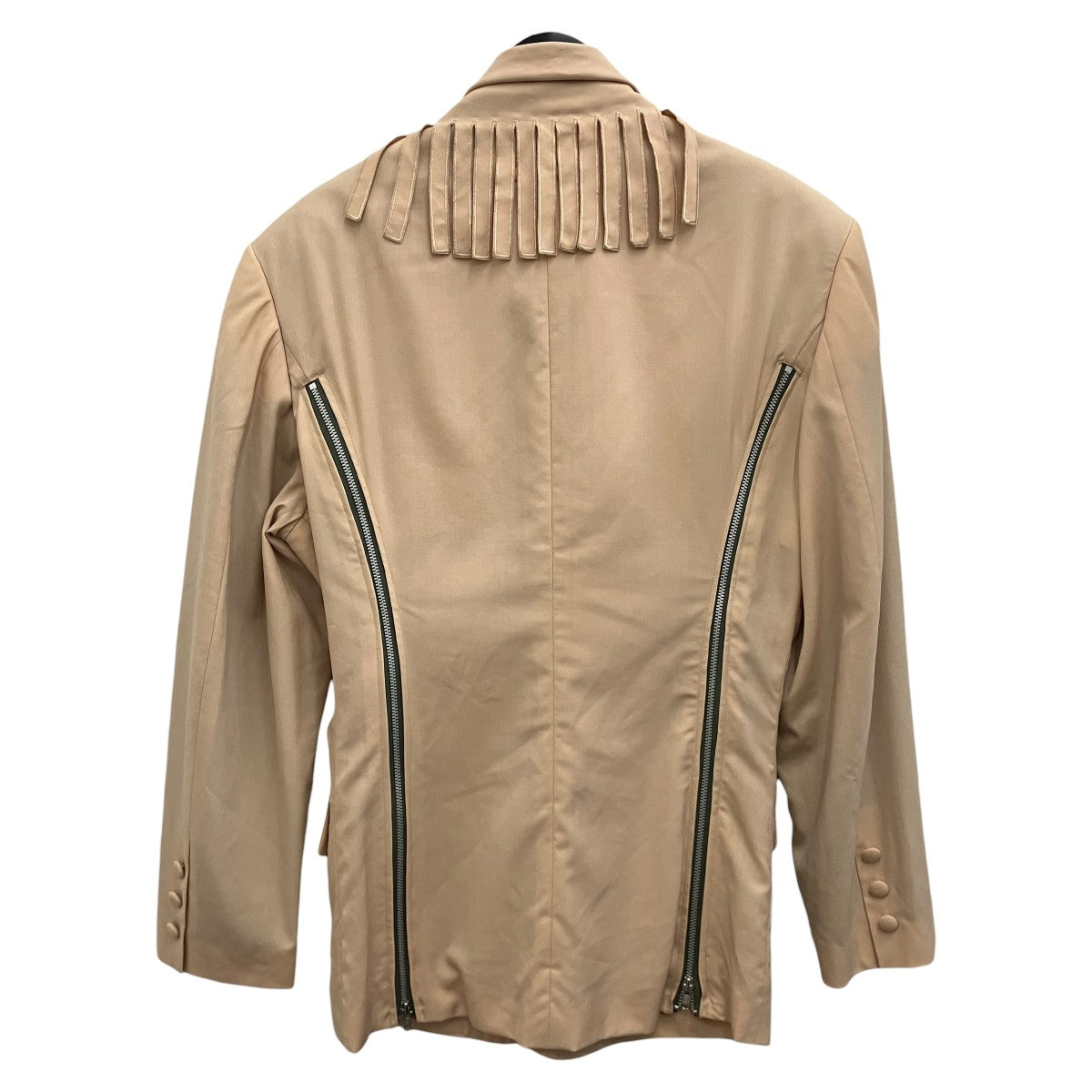 Jean Paul GAULTIER HOMME フリンジデザインジャケット 古着・中古-2枚目のアイテム画像
