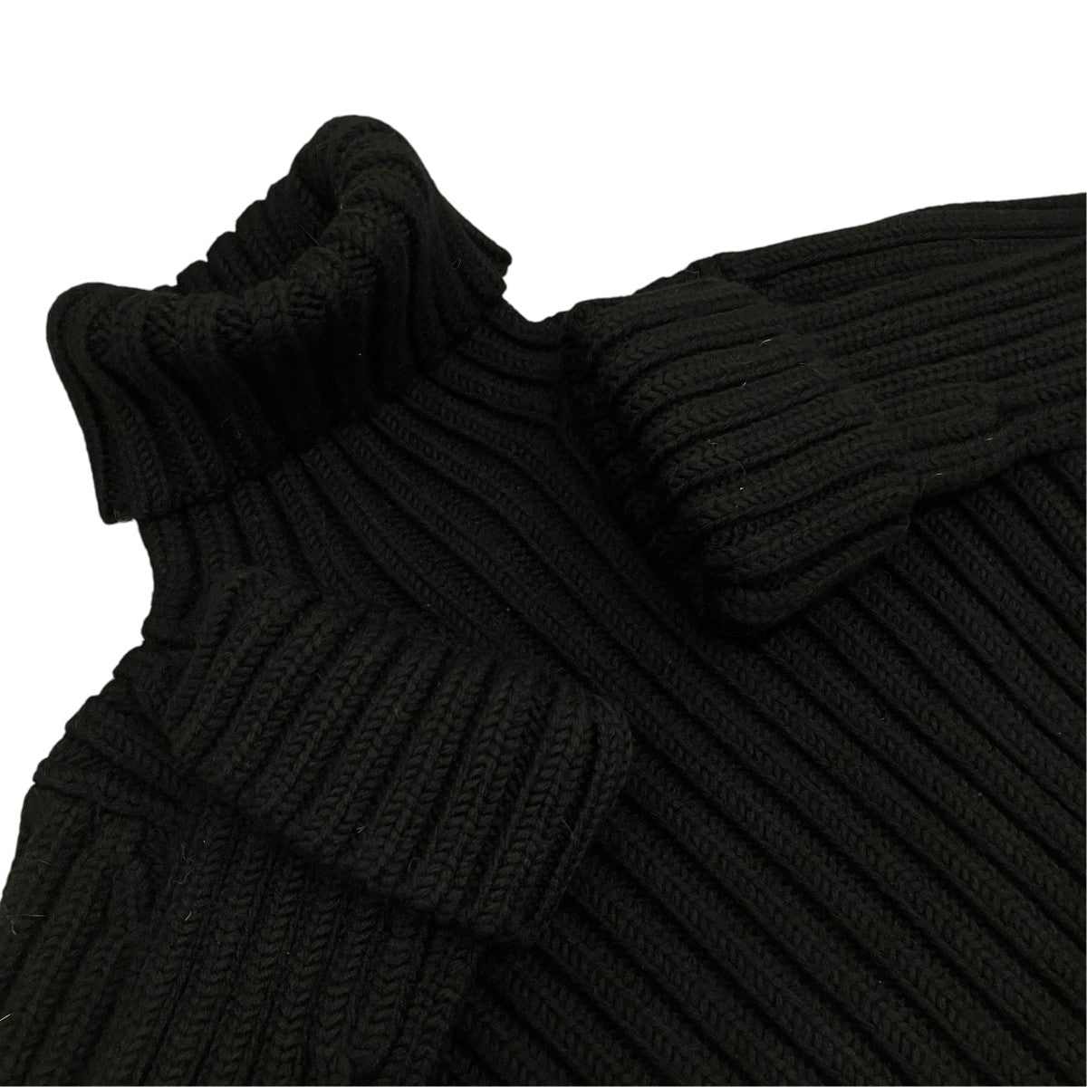 YOHJI YAMAMOTO(ヨウジヤマモト) タートルネックニット ブラック