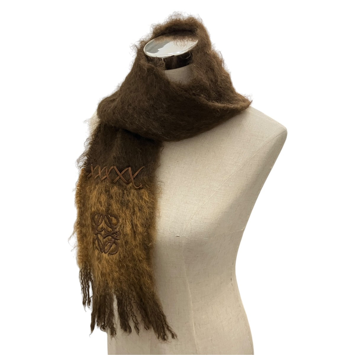 LOEWE アナグラム モヘアマフラー 古着・中古-5枚目のアイテム画像