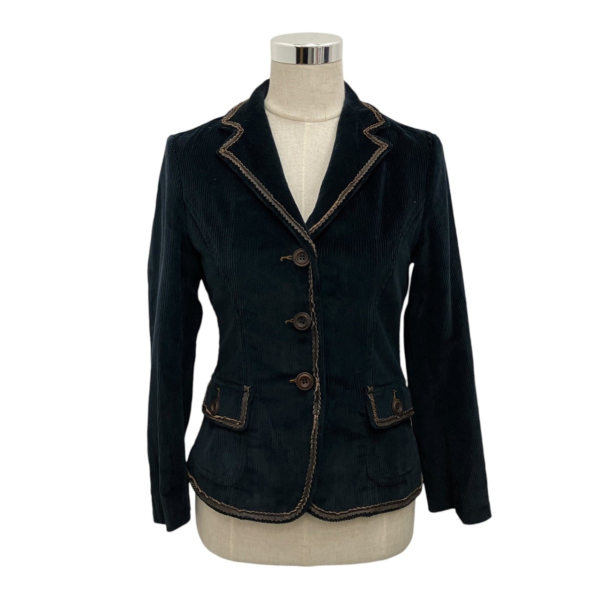 MAX MARA WEEK END LINE コーデュロイテーラードジャケット 古着・中古-1枚目のアイテム画像