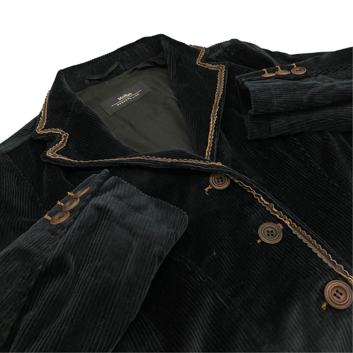 MAX MARA WEEK END LINE コーデュロイテーラードジャケット 古着・中古-5枚目のアイテム画像