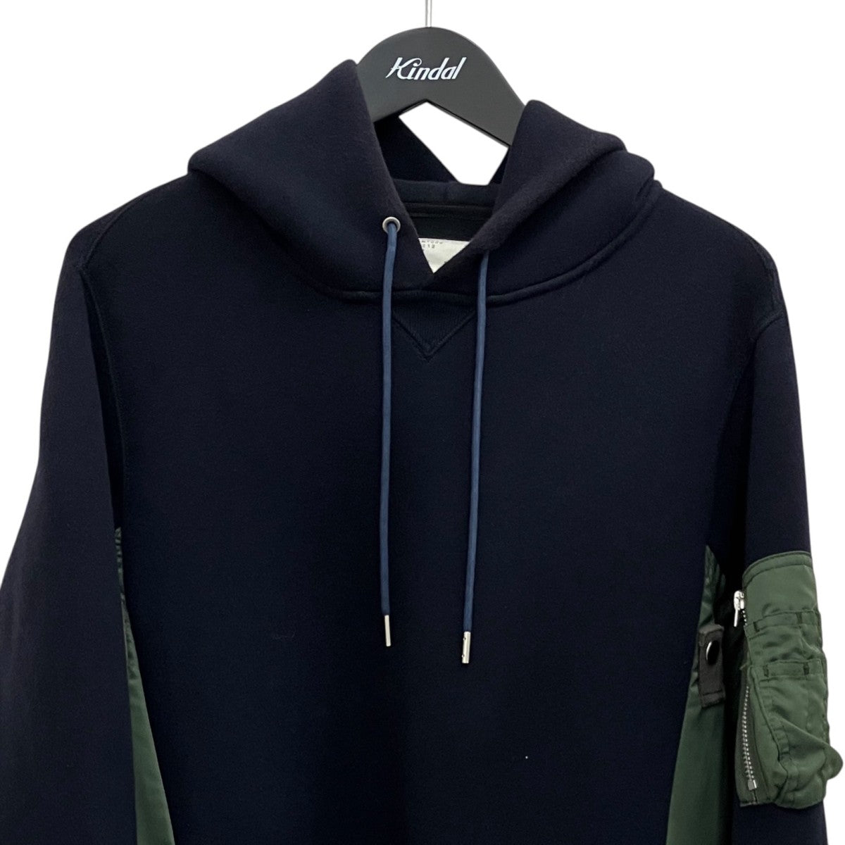 sacai 【SPONGE SWEAT x MA-1 HOODIE】ドッキングフーディーSCM-033 古着・中古-3枚目のアイテム画像