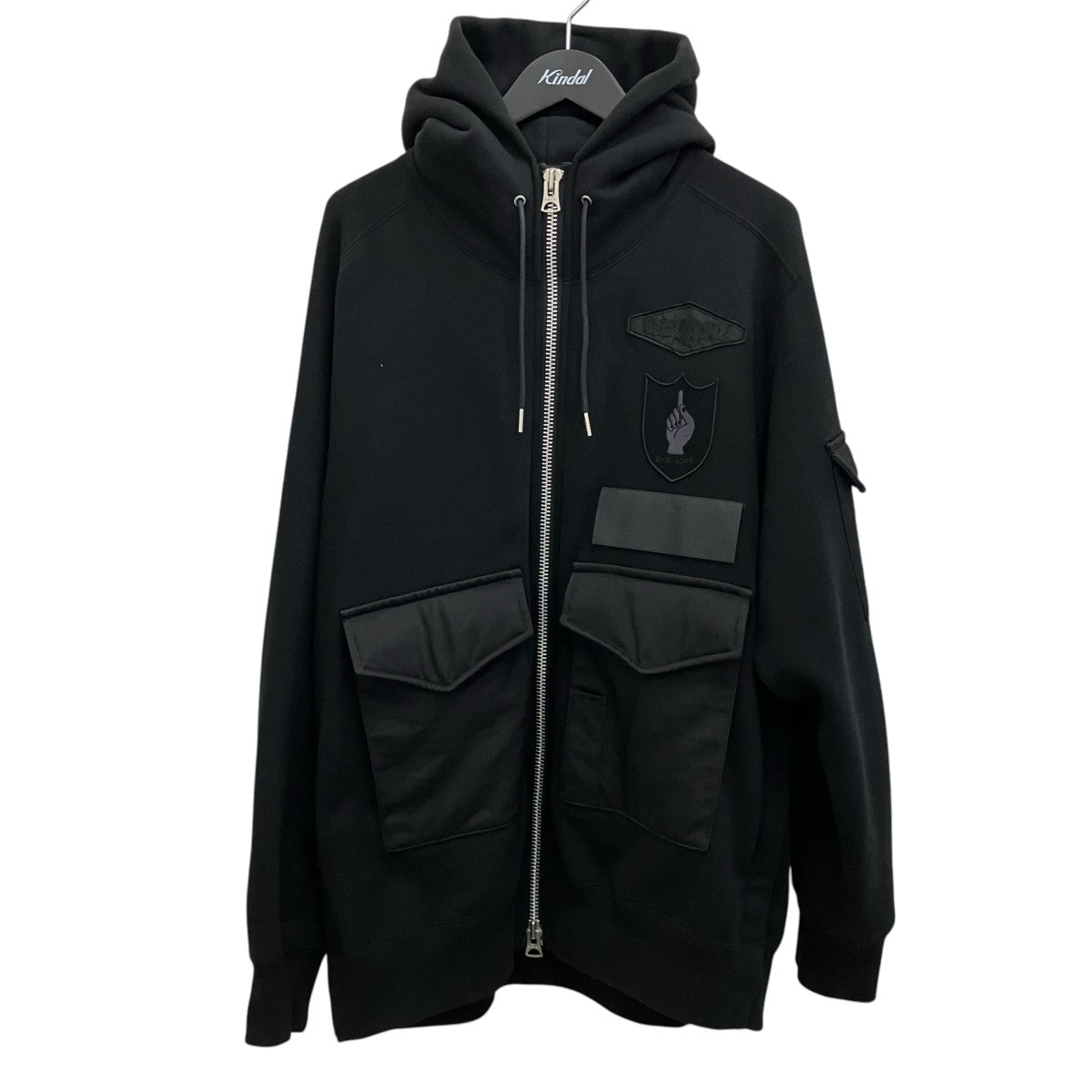sacai×SPIEWAK ジップパーカー24-03536M 古着・中古-1枚目のアイテム画像