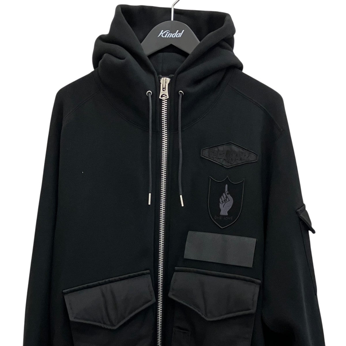 sacai×SPIEWAK ジップパーカー24-03536M 古着・中古-3枚目のアイテム画像
