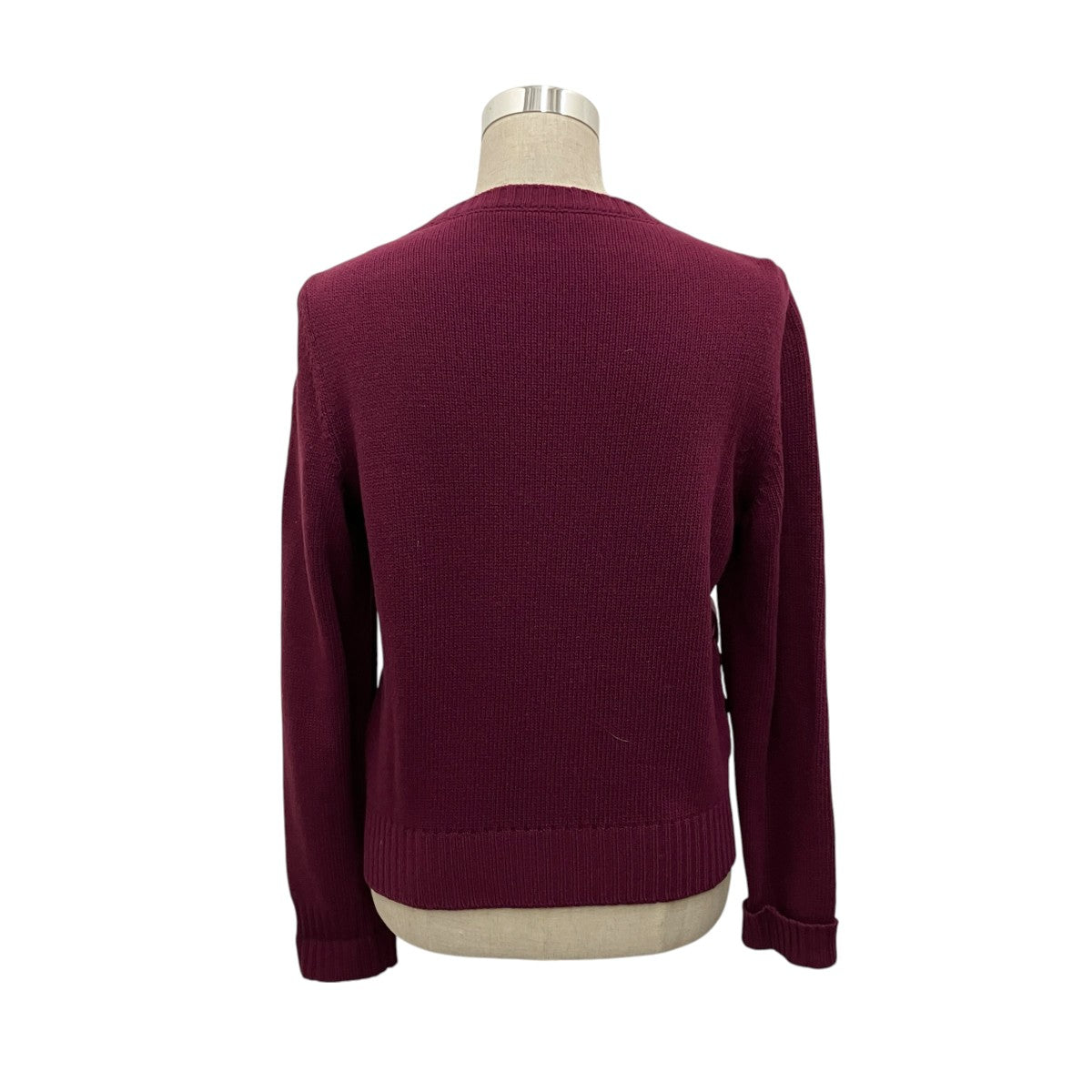 【MAGLIONE TRICOT ALLA CORENA】ダウン切替カーディガン