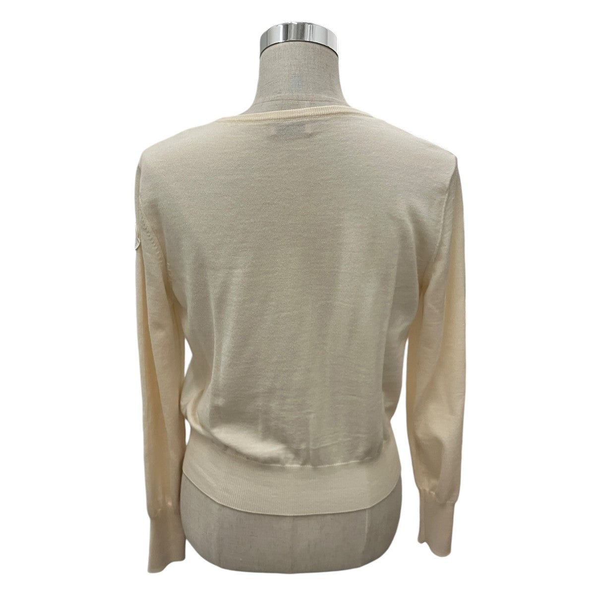 MONCLER 【CARDIGAN TRICOT 】フリルポリエステル切替ジップカーディガンG20939B00012 古着・中古-2枚目のアイテム画像