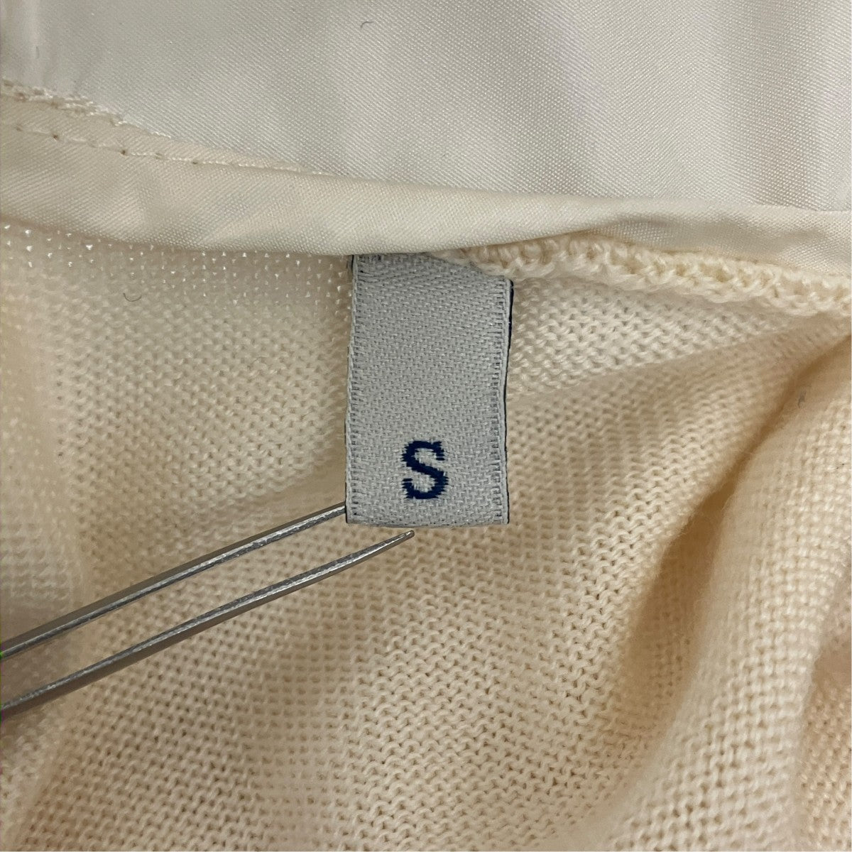 MONCLER 【CARDIGAN TRICOT 】フリルポリエステル切替ジップカーディガンG20939B00012 古着・中古-8枚目のアイテム画像