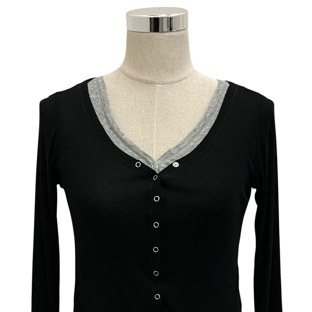 CLANE 【CURVED NECK LAYERED SET TOPS】レイヤードトップス11105-1113 古着・中古-3枚目のアイテム画像