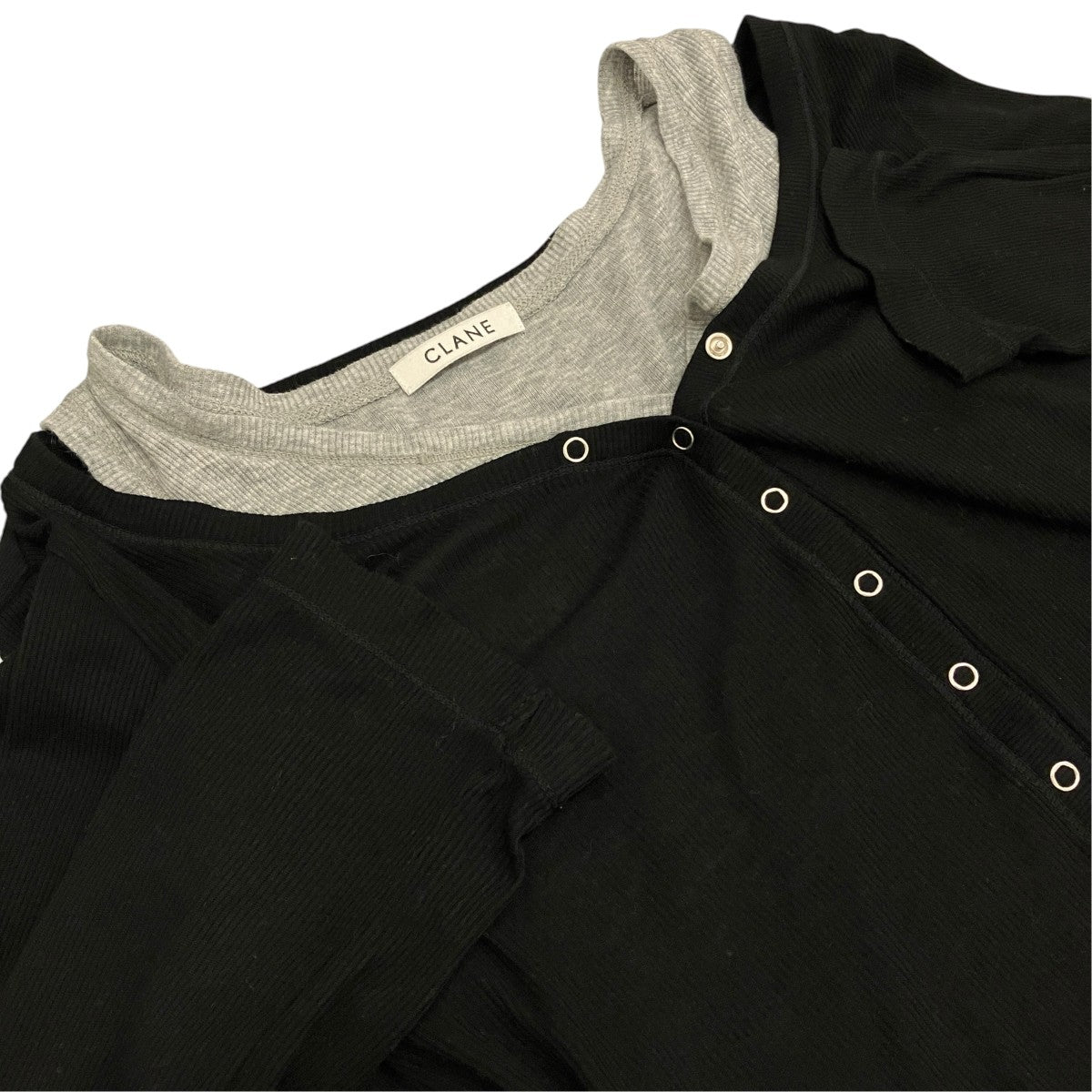 CLANE 【CURVED NECK LAYERED SET TOPS】レイヤードトップス11105-1113 古着・中古-7枚目のアイテム画像