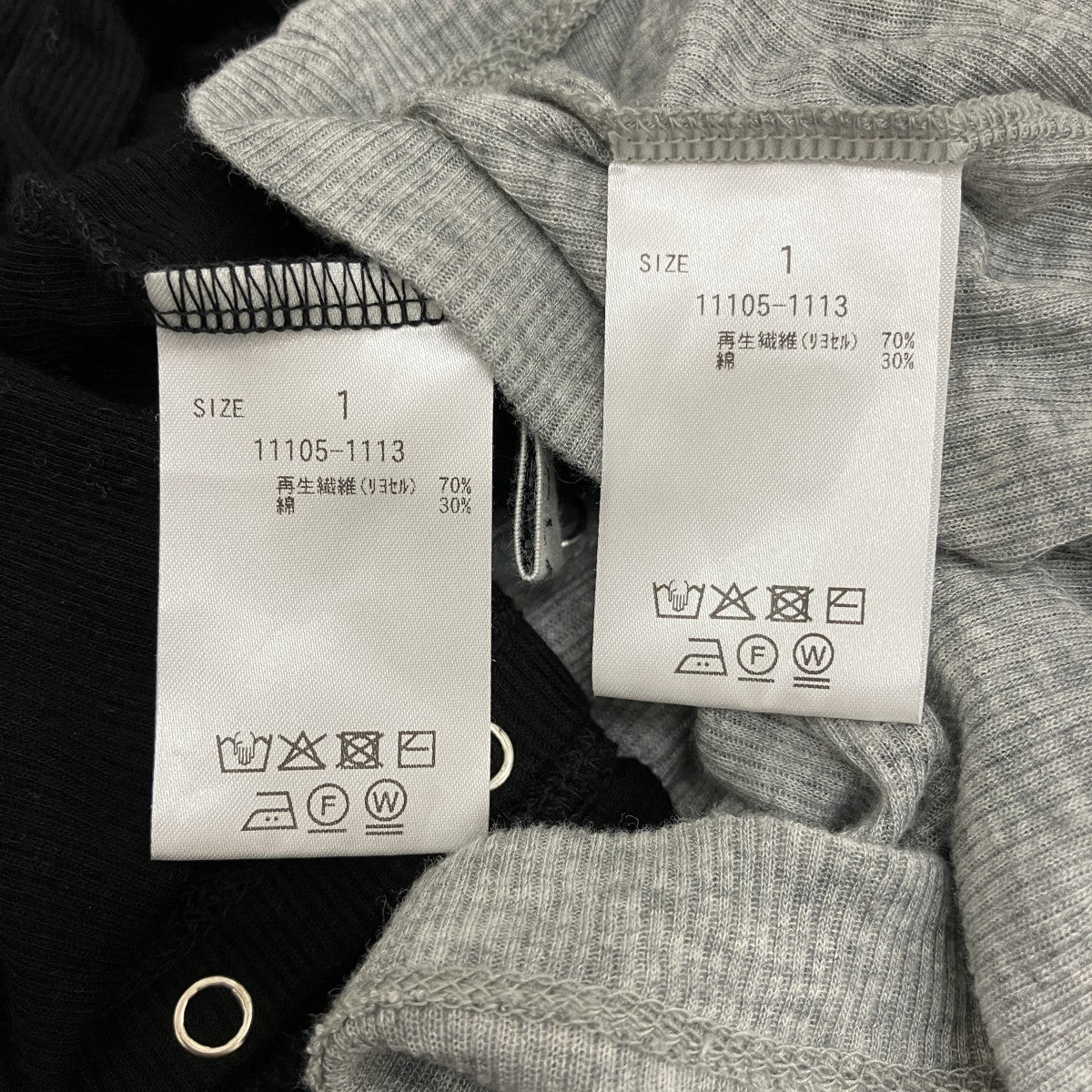 CLANE 【CURVED NECK LAYERED SET TOPS】レイヤードトップス11105-1113 古着・中古-8枚目のアイテム画像