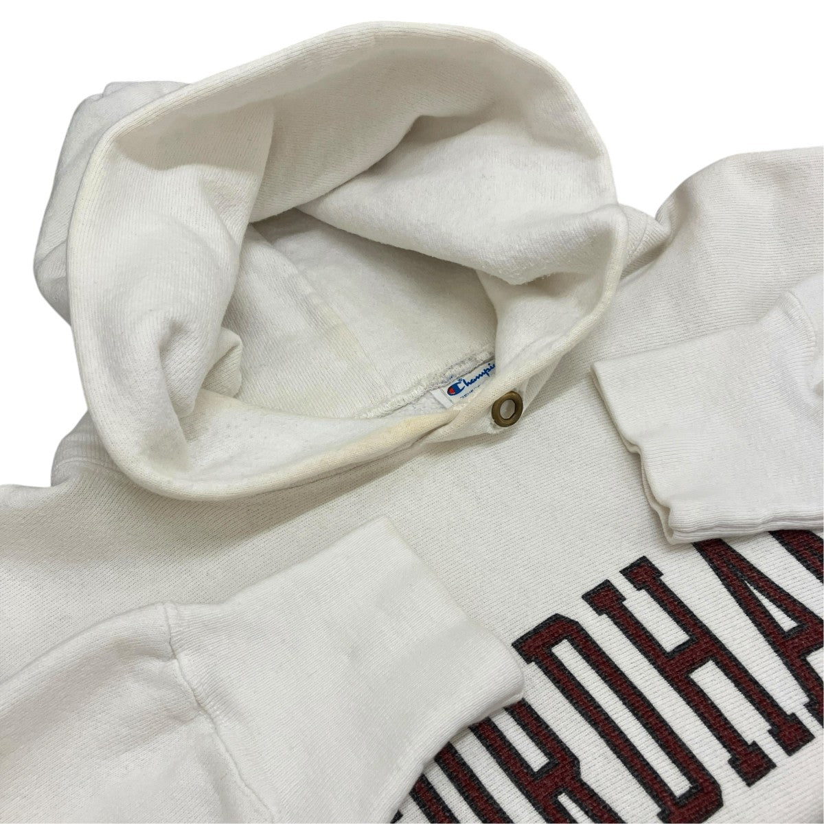 Champion REVERSE WEAVE 80Sトリコタグ【FORDHAM】プリントフーディー 古着・中古-5枚目のアイテム画像