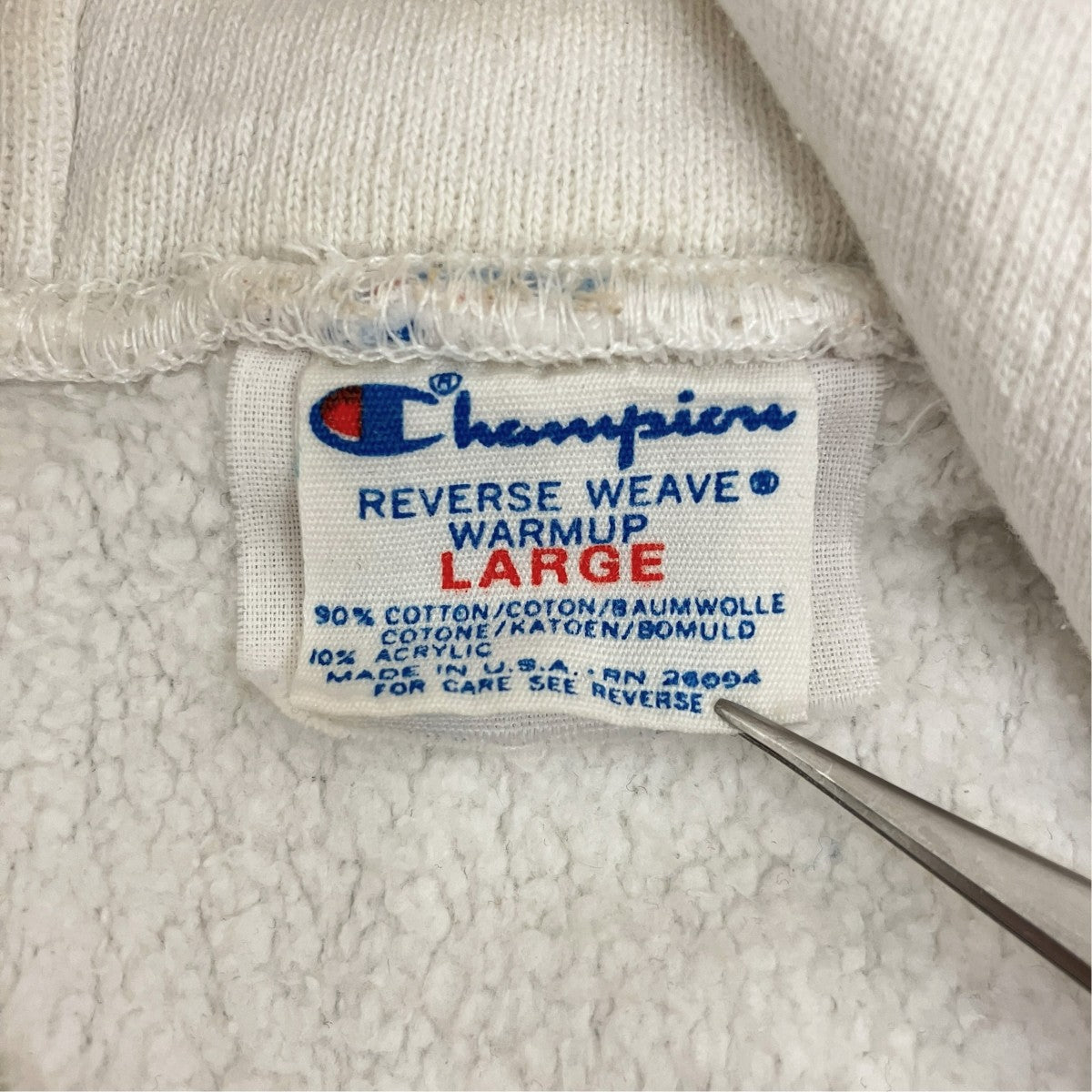 Champion REVERSE WEAVE 80Sトリコタグ【FORDHAM】プリントフーディー 古着・中古-7枚目のアイテム画像