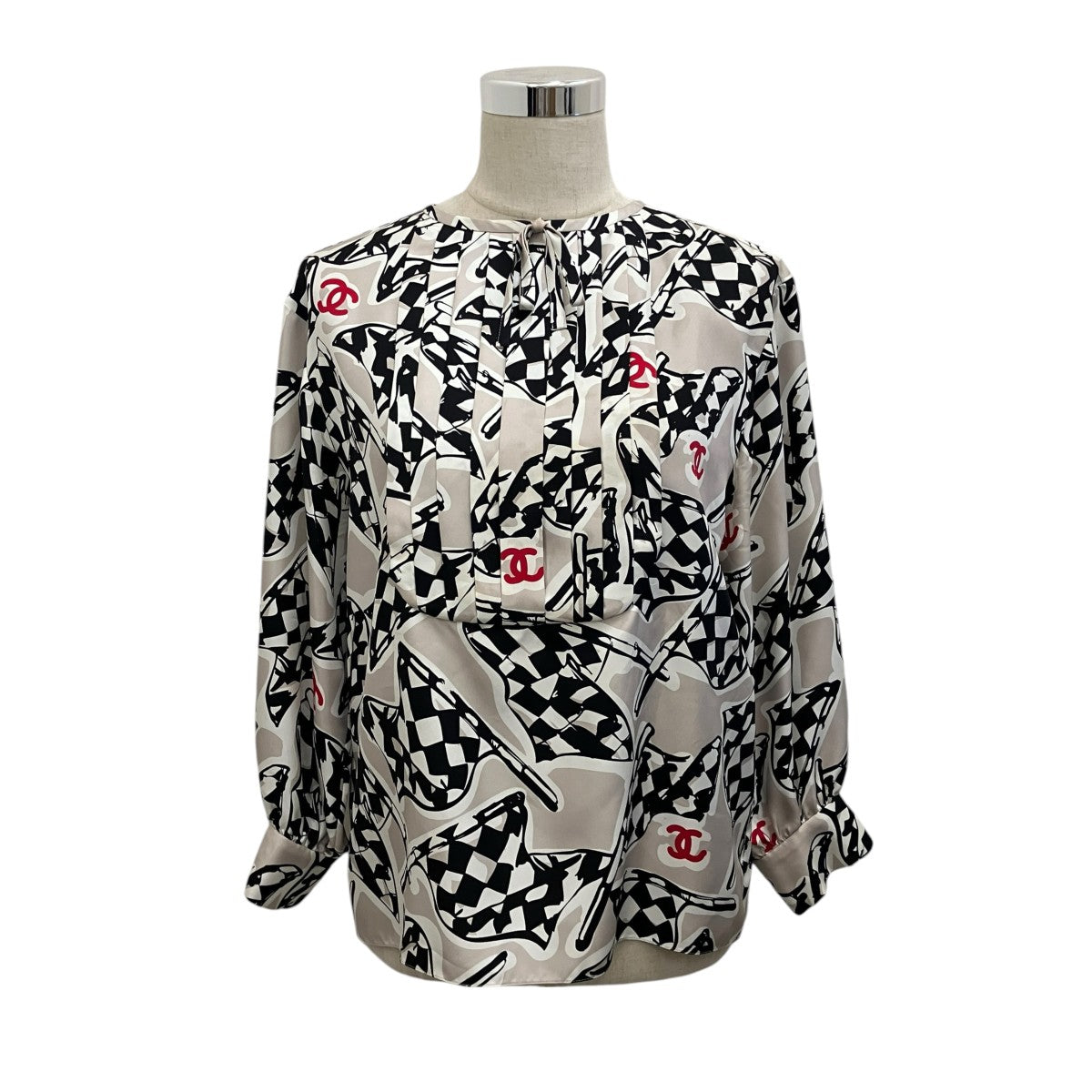 CHANEL レーシングブラウス 古着・中古-1枚目のアイテム画像