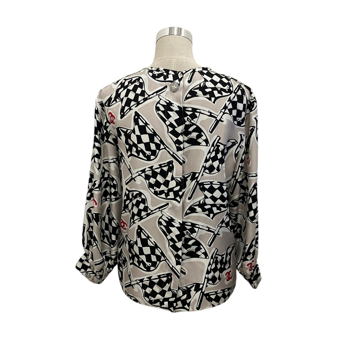 CHANEL レーシングブラウス 古着・中古-2枚目のアイテム画像