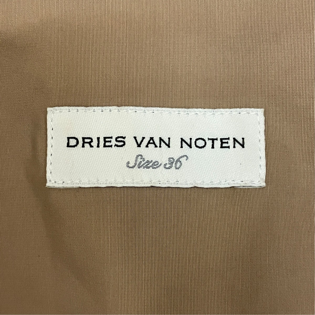 DRIES VAN NOTEN 【DELICK】レースアップポプリンワンピース 古着・中古-7枚目のアイテム画像