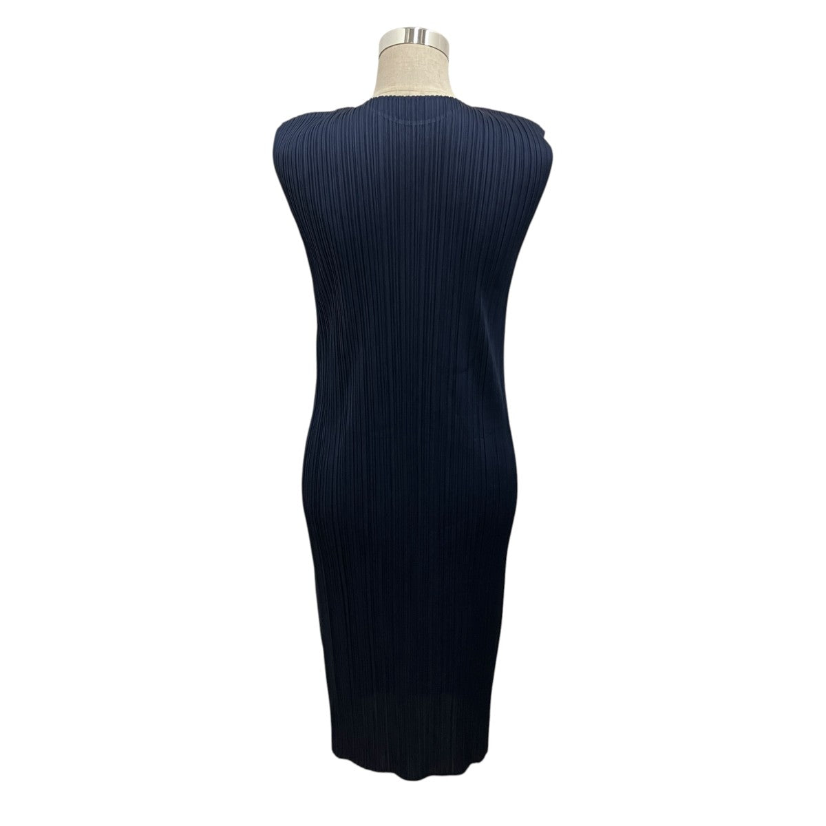 PLEATS PLEASE プリーツノースリーブワンピースPP33JH126 古着・中古-2枚目のアイテム画像