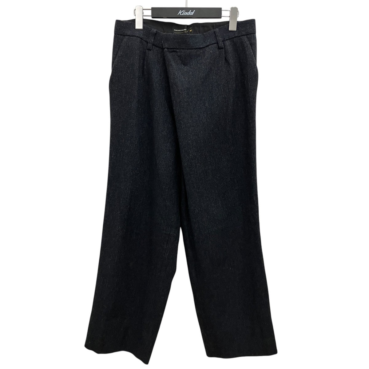 KOLOR×TOMORROW LAND ウールラップパンツ18WCM-P33160S 古着・中古-1枚目のアイテム画像