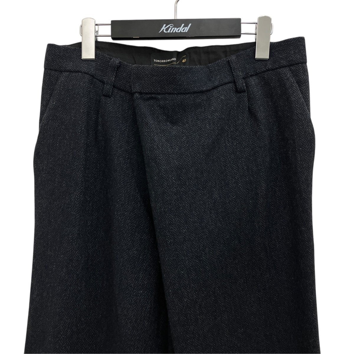 KOLOR×TOMORROW LAND ウールラップパンツ18WCM-P33160S 古着・中古-3枚目のアイテム画像