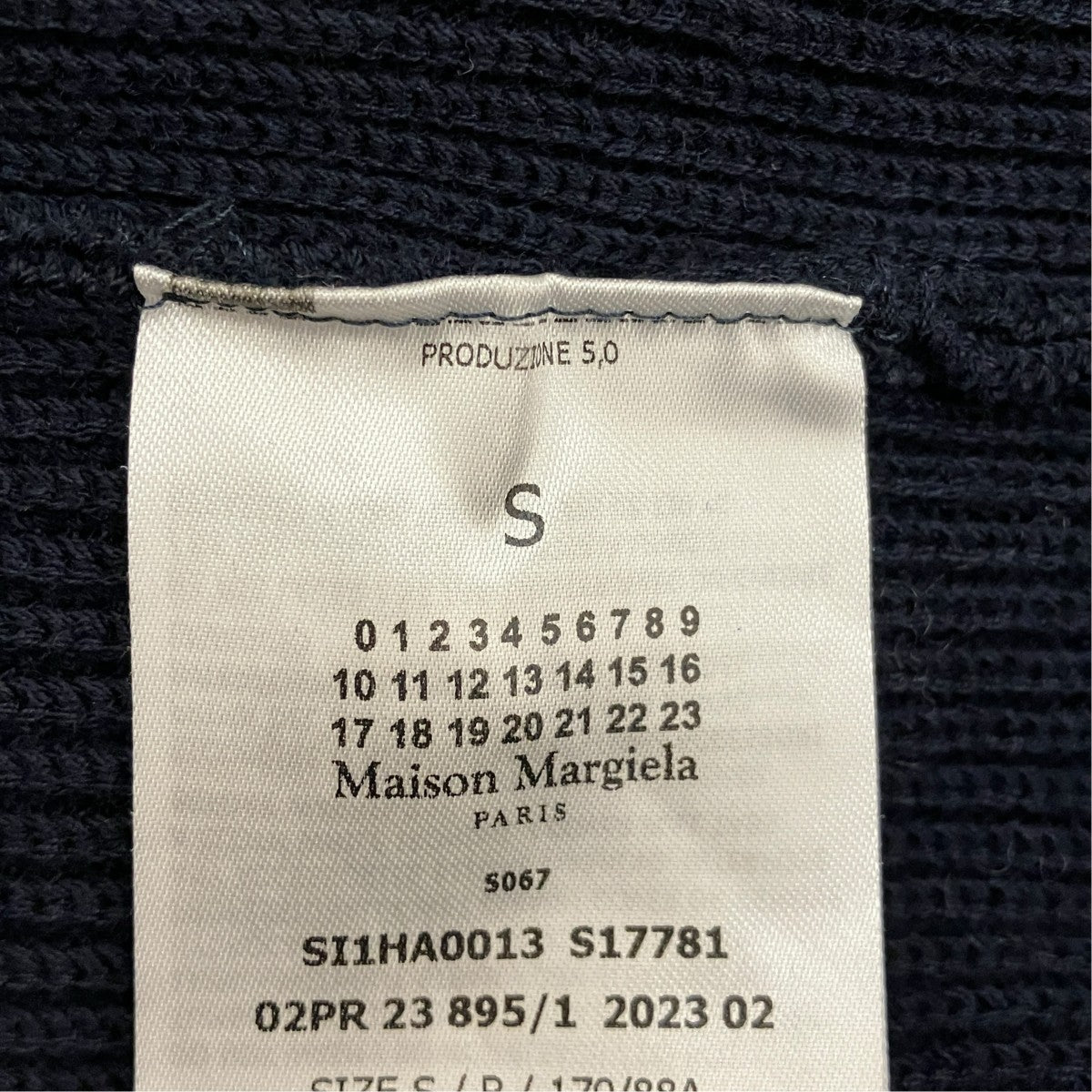 Maison Margiela ドライバーズニットS1HA0013 S17781 古着・中古-6枚目のアイテム画像