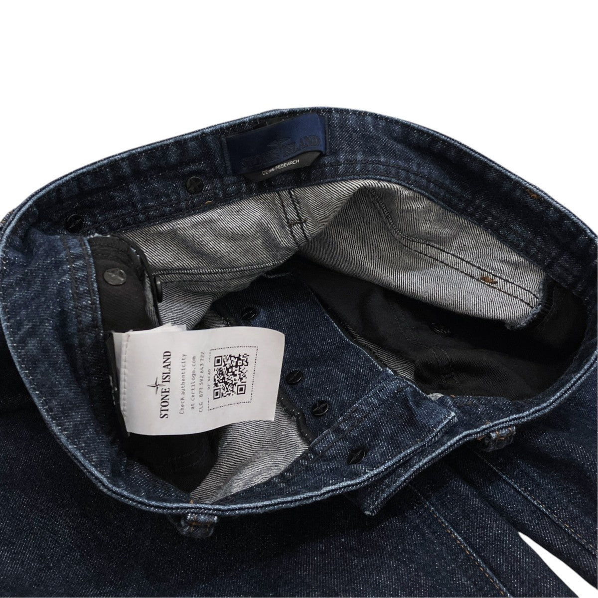 STONE ISLAND バックロゴパッチ ルーズデニムパンツK2S15J100006 古着・中古-6枚目のアイテム画像