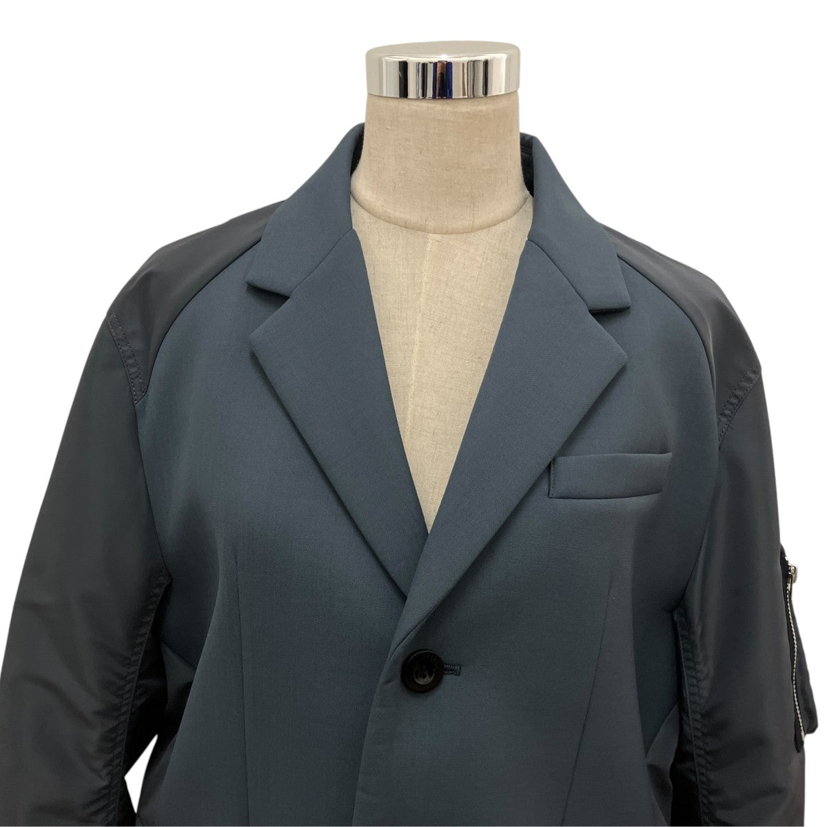 sacai 【Suiting Bonding Mix Jacket】切替ジャケット25-03581M 古着・中古-4枚目のアイテム画像