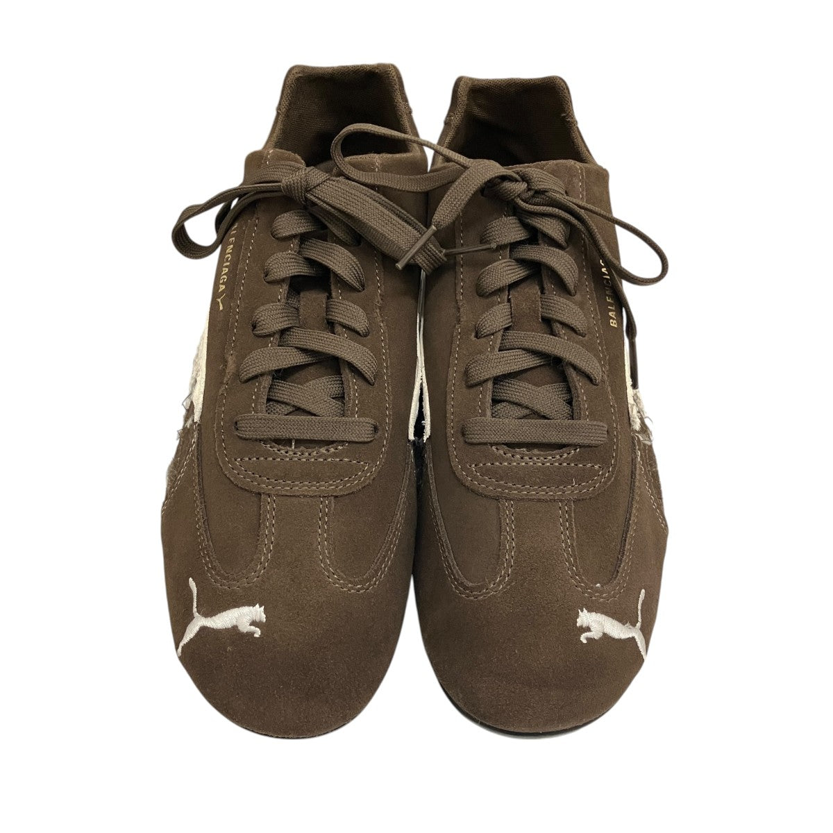 BALENCIAGA×PUMA ダメージ加工スピードキャットスニーカー406519-05 古着・中古-2枚目のアイテム画像