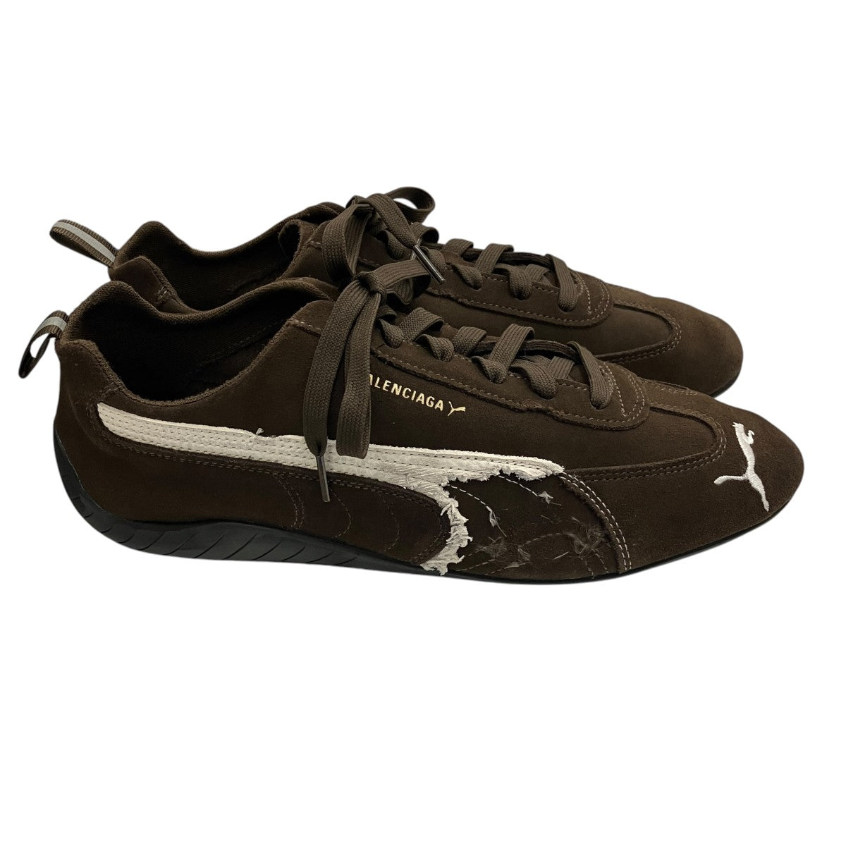 BALENCIAGA×PUMA ダメージ加工スピードキャットスニーカー406519-05 古着・中古-4枚目のアイテム画像