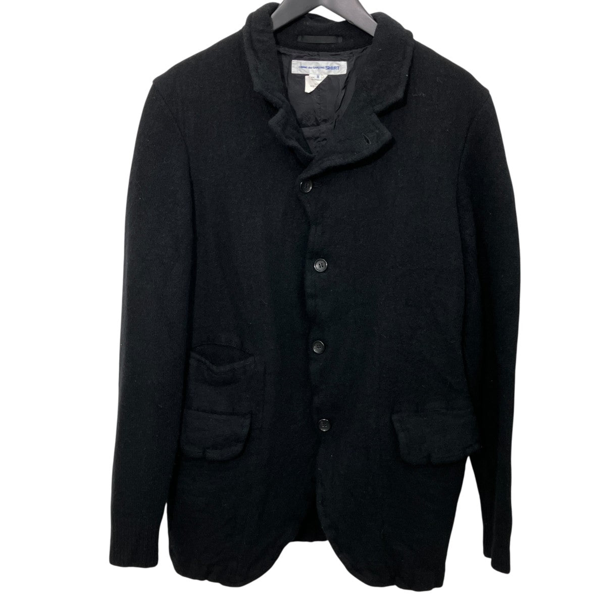COMME des GARCONS SHIRT 24AWwool nylon thin serge garment treatedウールジャケットFN-J505 古着・中古-1枚目のアイテム画像