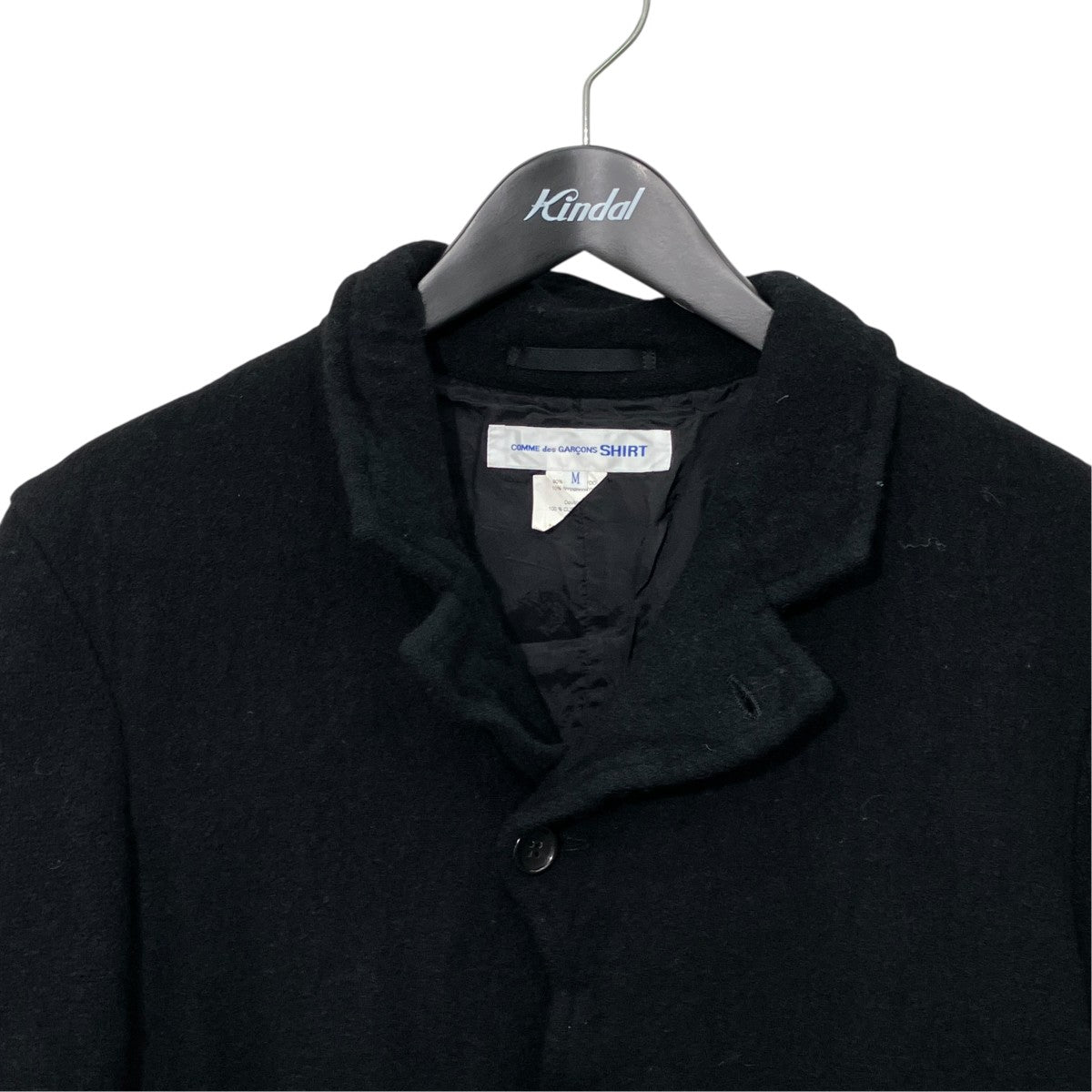 COMME des GARCONS SHIRT 24AWwool nylon thin serge garment treatedウールジャケットFN-J505 古着・中古-3枚目のアイテム画像