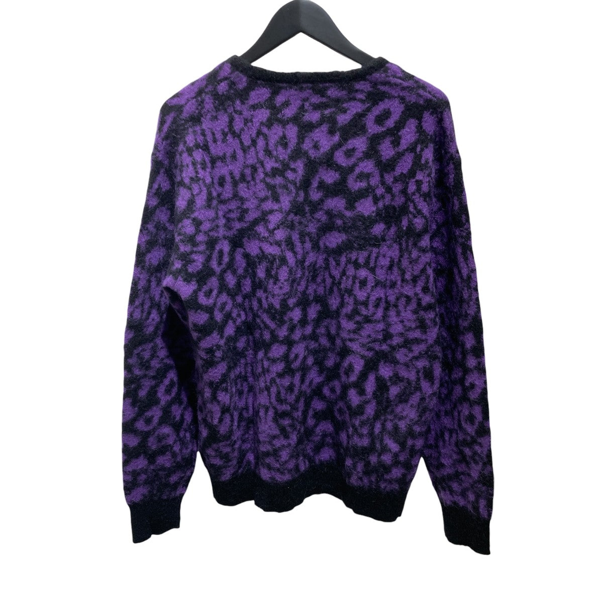 Mohair knit cardigan総柄ニットカーディガンN36-NNKN01