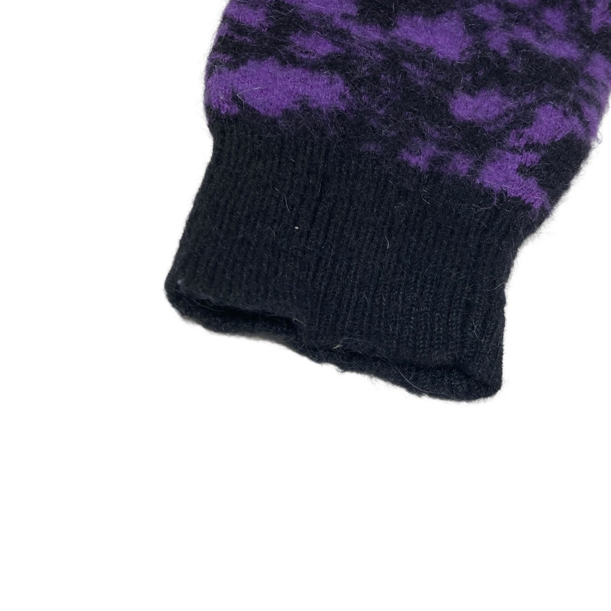 Mohair knit cardigan総柄ニットカーディガンN36-NNKN01