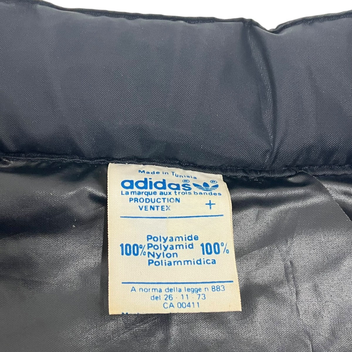 adidas 70s チュニジア製 VENTEXナイロンジャケット 古着・中古-8枚目のアイテム画像