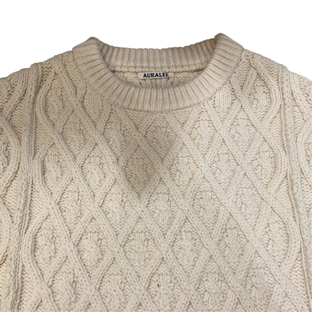 HARD TWIST MERINO ARAN KNIT VESTニットベストA9AV04FM