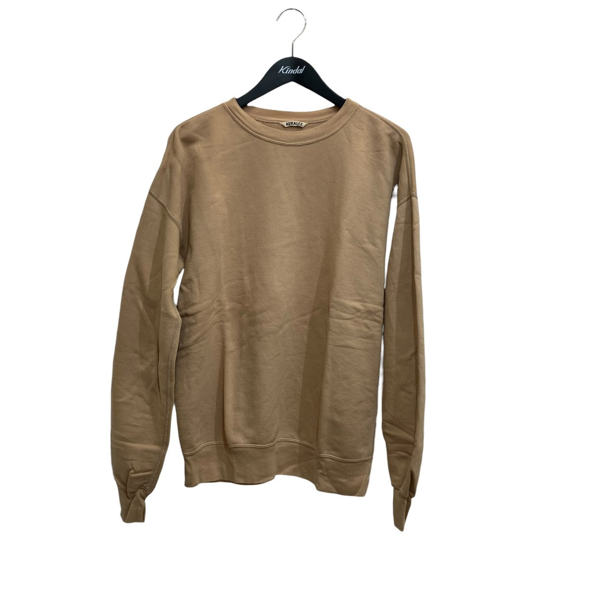 AURALEE HIGE GAUGE SWEAT POクルーネックスウェットA6SP01HS 古着・中古-1枚目のアイテム画像