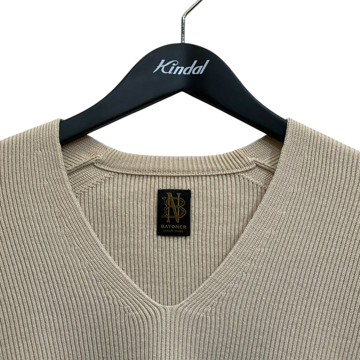 BATONER(バトナー) HARD TWIST WOOL V-NCEKVネックニットBN-20FL-014