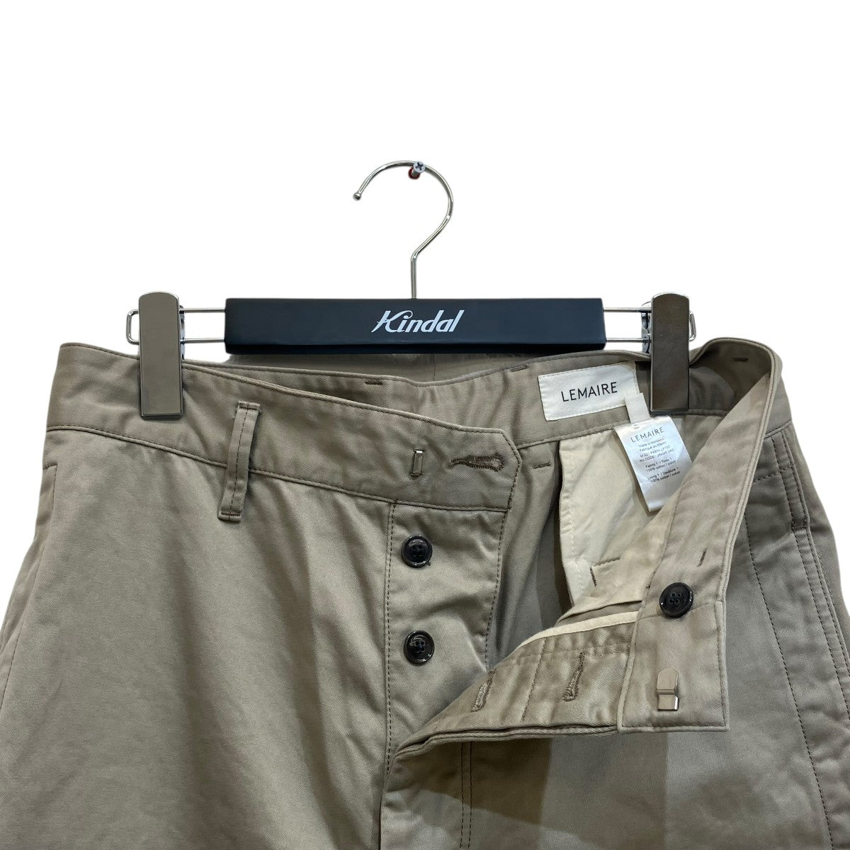 LEMAIRE 22SSLARGE PANTSチノパンM221 PA311 LF732 古着・中古-3枚目のアイテム画像
