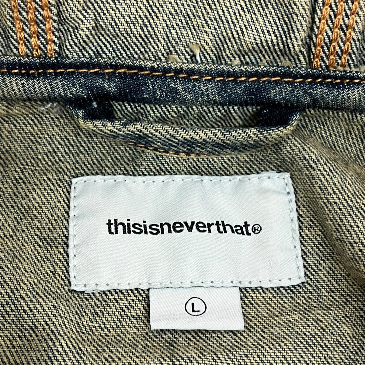 25SSWashed Carpenter JacketデニムジャケットTN251WOWLS05
