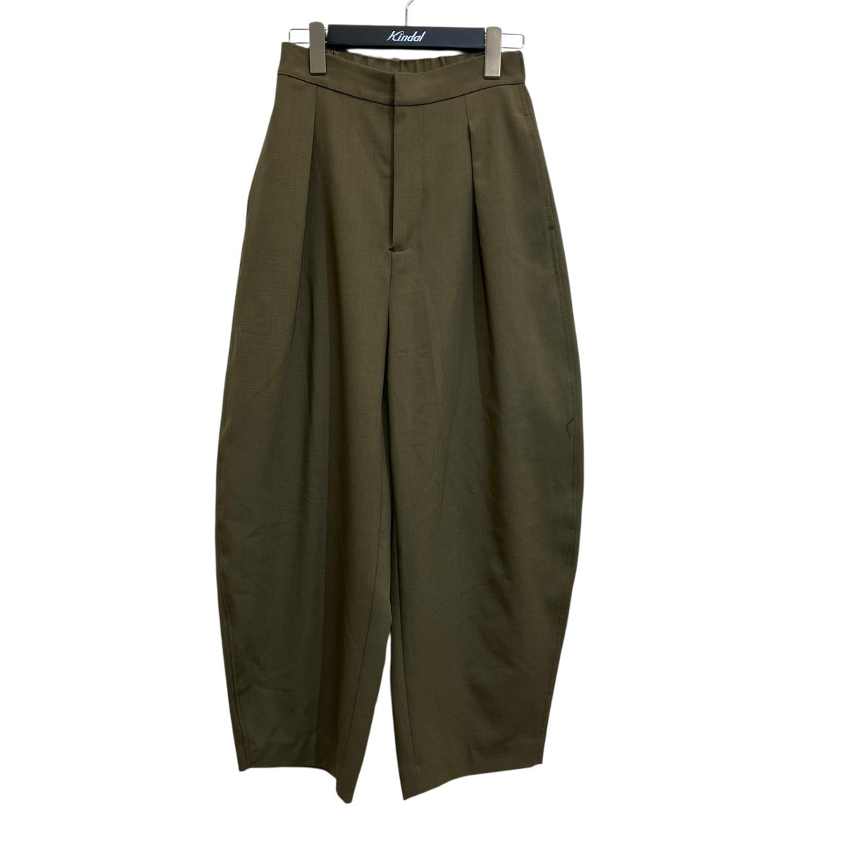 25Sp Curvedpantsワイドパンツ