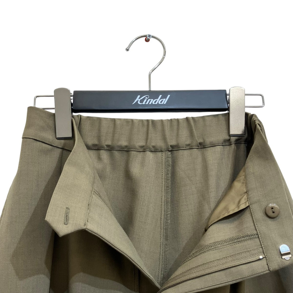 25Sp Curvedpantsワイドパンツ