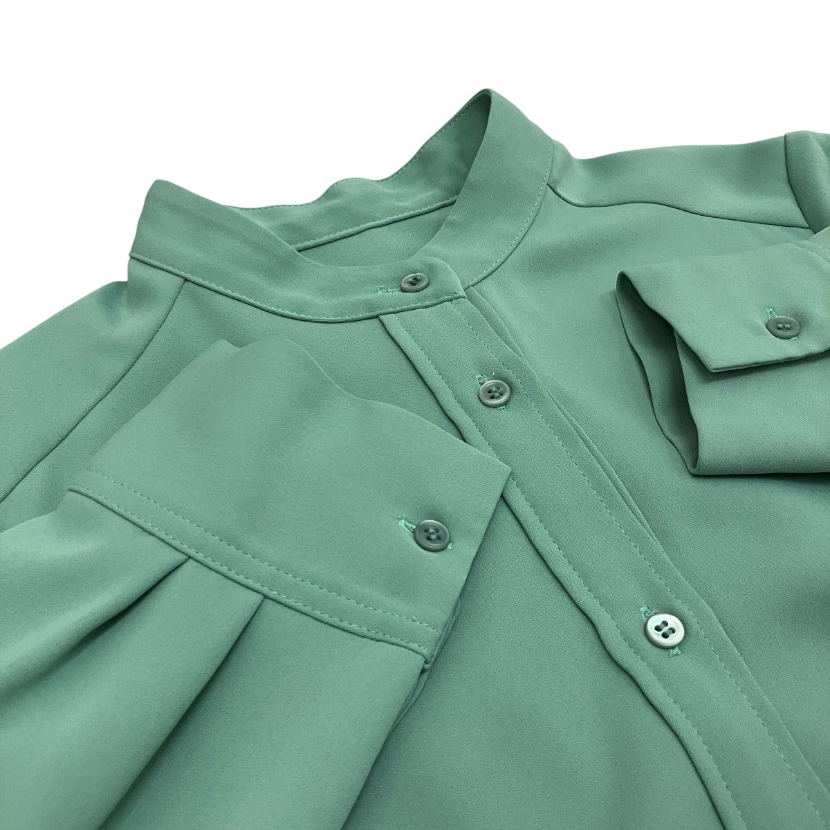 Graphpaper 22SS【SATIN BAND COLLAR DRESS】ワンピースGL221-60157 古着・中古-5枚目のアイテム画像